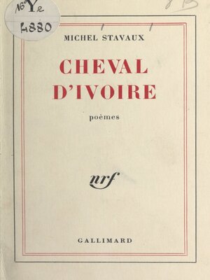 cover image of Cheval d'ivoire